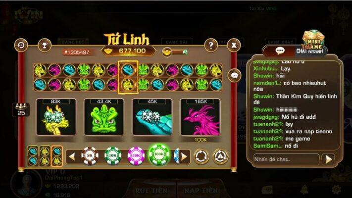 Tứ Linh IWIN là gì? Bí ẩn Long, Lân, Quy, Phụng